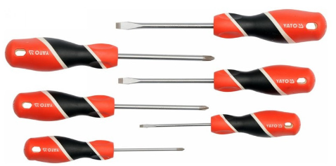 YATO Csavarhúzó készlet 6 részes mágneses S2 termék fő termékképe