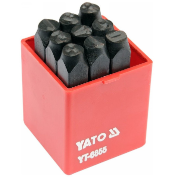 YATO Számbeütő készlet 8 mm 9 részes termék fő termékképe