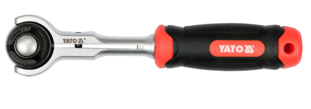 YATO Racsnis hajtószár 1/4" 145 mm 72T forgó fejes CrV termék fő termékképe