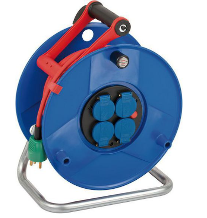 Brennenstuhl Hosszabbítókábel-dob Garant IP44 PVC 25m 4x K típusú aljzat, Dánia - DK K típusú dugó termék fő termékképe