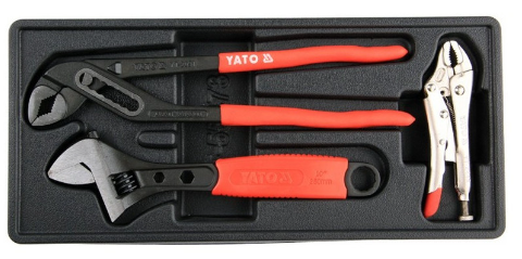 YATO Fogó készlet 3 részes (fiókbetét) termék fő termékképe