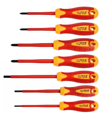 YATO Csavarhúzó készlet 7 részes 1000 V-ig szigetelt termék fő termékképe