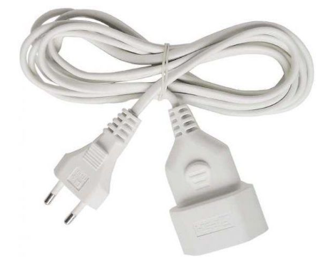 Brennenstuhl Hosszabbítókábel IP20 PVC Euro C típusú (CEE 7/16) dugó - DE F típusú (CEE 7/3) aljzat 3m Fehér termék fő termékképe