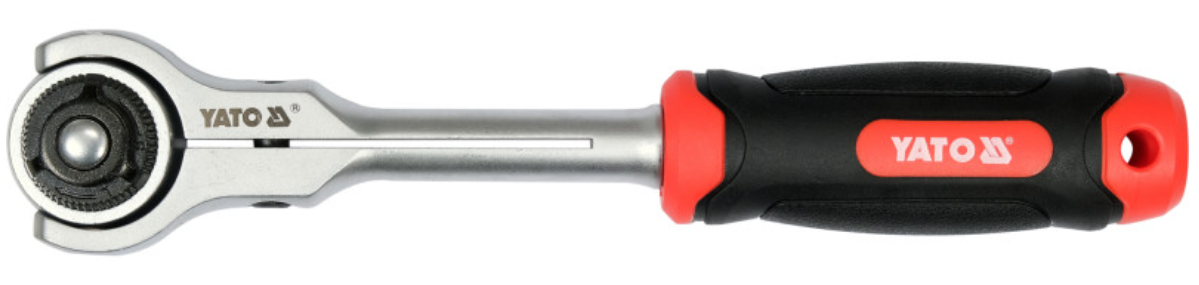 YATO Racsnis hajtószár 1/2" 255 mm 72T forgó fejes CrV termék fő termékképe