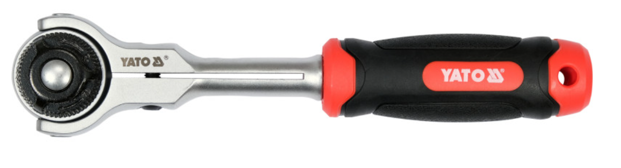 YATO Racsnis hajtószár 3/8" 195 mm 72T forgó fejes CrV termék fő termékképe