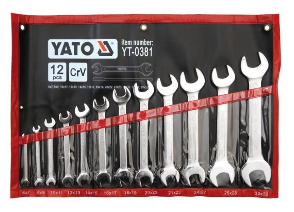 YATO Villáskulcs készlet 12 részes 6-32 mm CrV termék fő termékképe