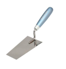 KUBALA Rozsdamentes stukkó trapézkanál, 80x145x55 mm, lakkozott bükkfa nyél termék fő termékképe