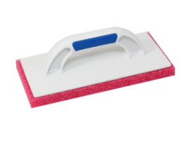 KUBALA Műanyag simító, 140x280 mm, 2K puha markolat G-17, durva szivaccsal termék fő termékképe