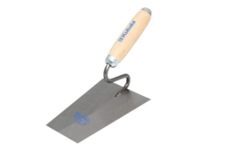 KUBALA Trapéz kőműveskanál, 120x180x80 mm, viaszolt bükkfa nyél termék fő termékképe