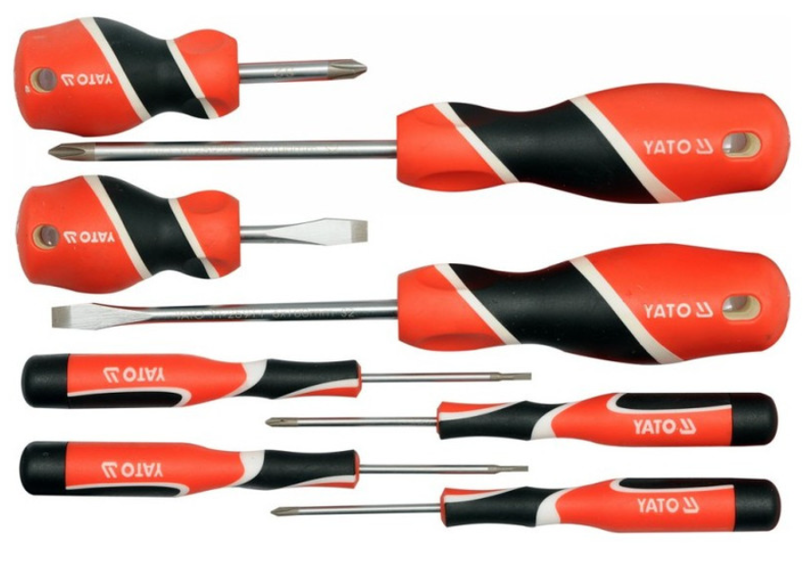 YATO Csavarhúzó készlet 8 részes mágneses S2 termék fő termékképe