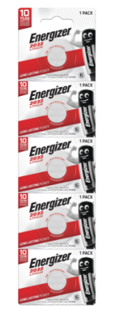 Energizer Gombelem Lítium CR2032 Kartella B5 termék fő termékképe