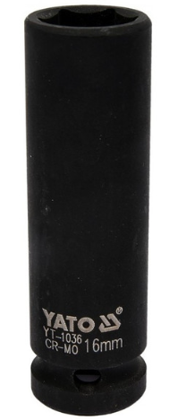 YATO Gépi hosszú dugókulcs 1/2" 16 mm CrMo termék fő termékképe