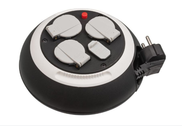 Brennenstuhl Hosszabbítókábel-dob, vízszintes Comfort-Line IP20 PVC 3m 3x DE F típusú (CEE 7/3) aljzat / USB-A aljzat - DE F típusú (CEE 7/4) dugó termék fő termékképe
