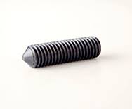 Kúpos végű belsőkulcsnyílású hernyócsavar DIN914 / ISO4027, 45H natúr, M4x6 termék fő termékképe