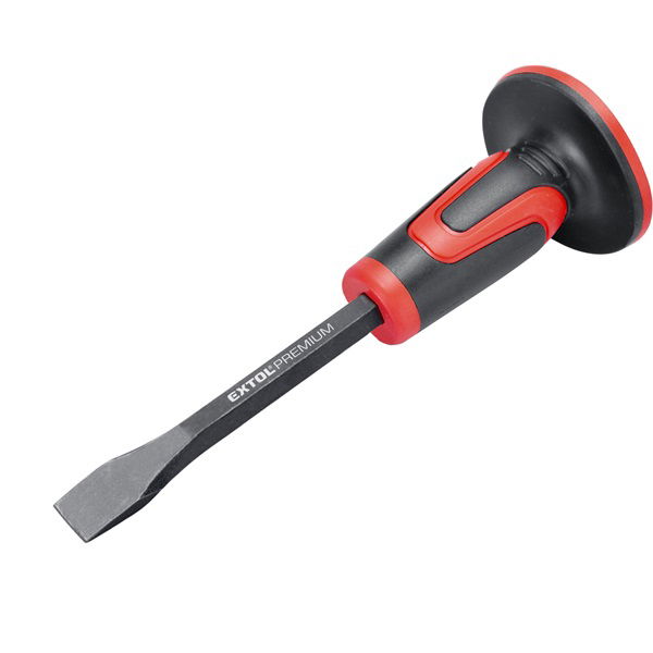 EXTOL Laposvéső 25 mm széles, CV.; 300mm, (16 mm szár) erős duál műanyag kézvédővel, homokfúvott termék fő termékképe