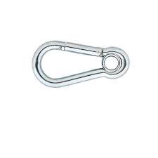 Rugós karabiner szemmel DIN 5299/A horganyzott, 8x80 termék fő termékképe