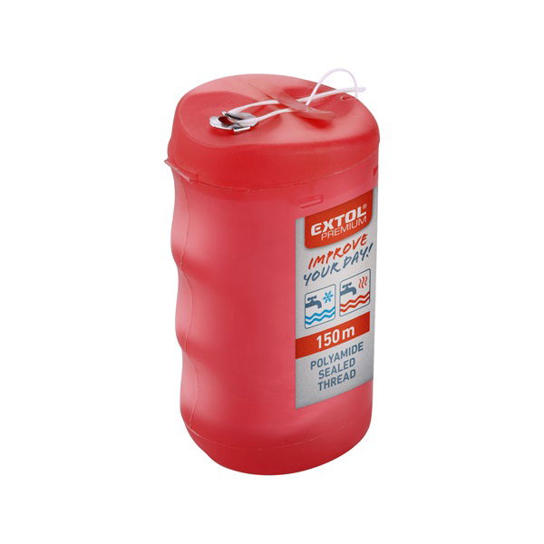 EXTOL Menettömítő (műraffia) fonal, 150m, PA, hideg/meleg csapokhoz termék fő termékképe