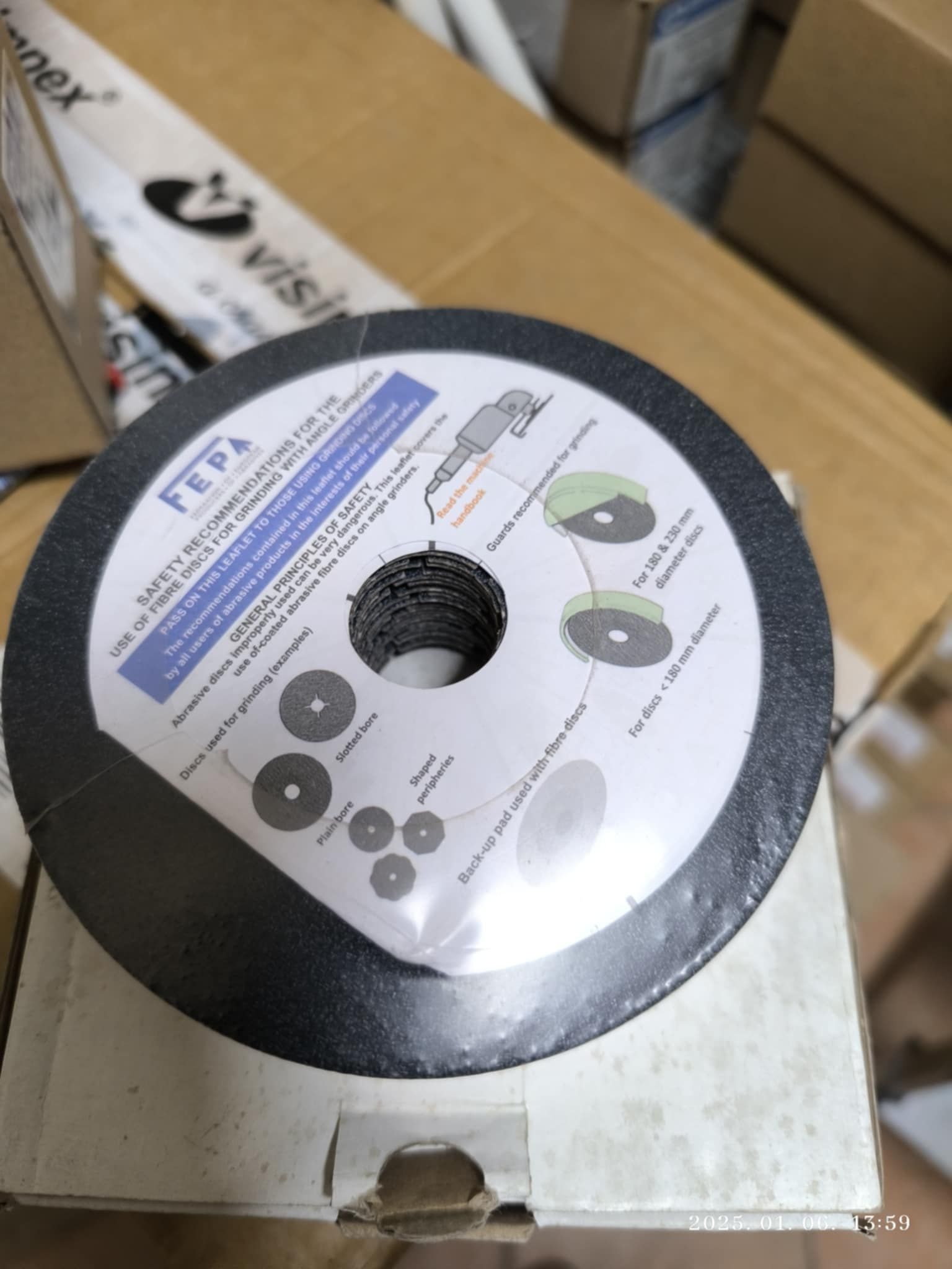 FLEXMANN fibertárcsa 125mm P80 termék fő termékképe