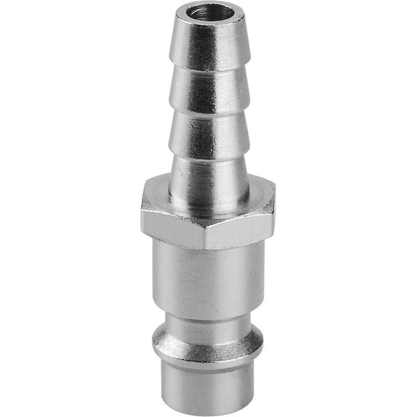 EXTOL Gyorscsatlakozó-dugó, tömlővéggel, 3/8", 9mm, nikkelezett réz, bliszteren termék fő termékképe