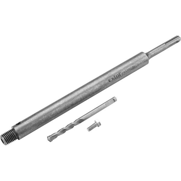 EXTOL Hosszabbító szár központfúróval, M16×300mm hosszúság, SDS befogás, Extol Prémium tégla körkivágókhoz termék fő termékképe