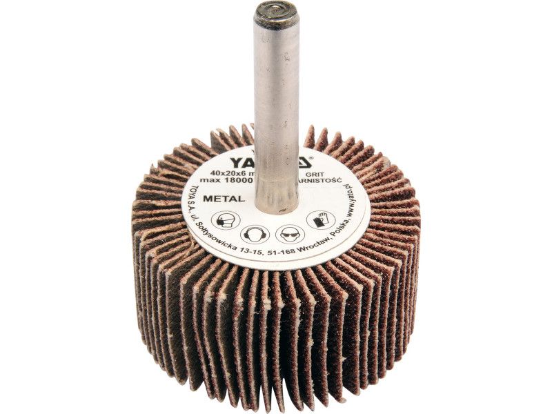 YATO  Csapos Legyezőcsiszoló P60 40x20x6 mm termék fő termékképe