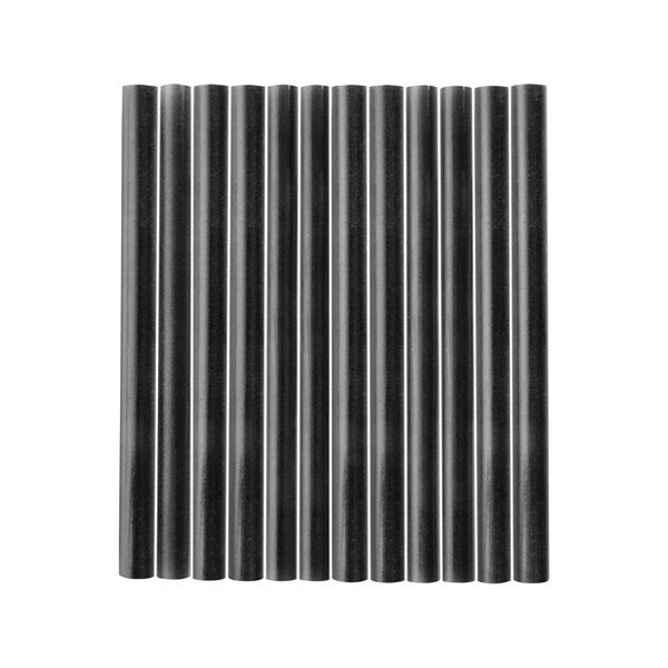 EXTOL ragasztóstift klt., fekete színű; 12db, 100×7,2mm, bliszteren termék fő termékképe