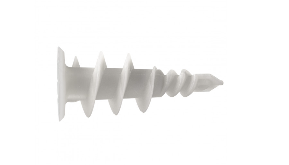 Csavarmenetű gipszkarton dübel, műanyag, 14x46 termék fő termékképe