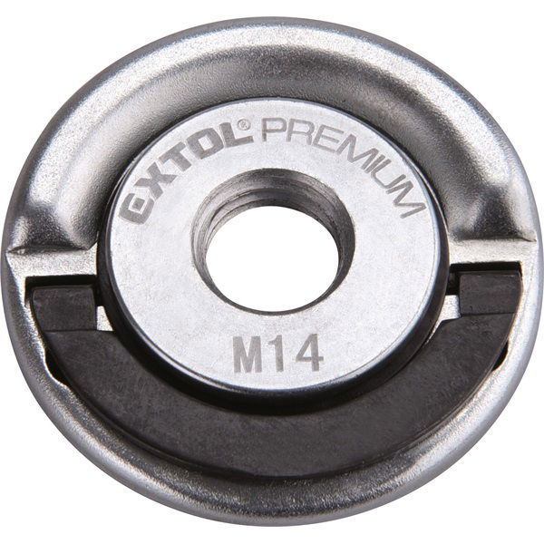 EXTOL Gyorsszorítóanya sarokcsiszolóhoz; M14, max. 1000 W teljesítményig termék fő termékképe