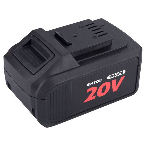 EXTOL Tartalék akku 20V, Li-ion, Share20V, 8000mAh termék fő termékképe
