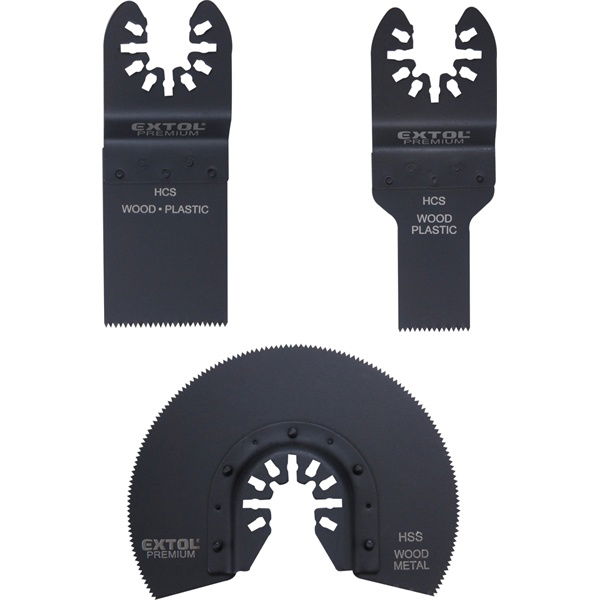 EXTOL Tartalék fej készlet, 3 db a 417220, 8891842, 8894100 géphez, fával és műanyaggal való munkákhoz termék fő termékképe