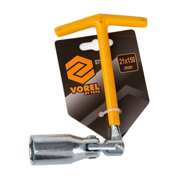 Gyertyakulcs csuklós 21mm 150mm-es termék fő termékképe