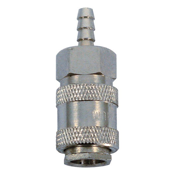 EXTOL Gyorscsatlakozó-hüvely, tömlővéggel, 1/4", 6mm, nikkelezett réz, bliszteren termék fő termékképe