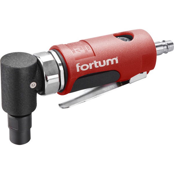 Fortum Pneumatikus furatköszörű, derékszögű, 125 mm,1/4"; (6 és 3 mm bef), 20.000 1/min, 127 l/min, 6,3 Bar, 1/4" csatl., 0,5kg termék fő termékképe