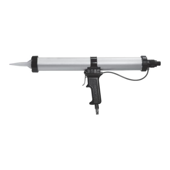 YATO Pneumatikus kittkinyomó pisztoly 600ml alu termék fő termékképe