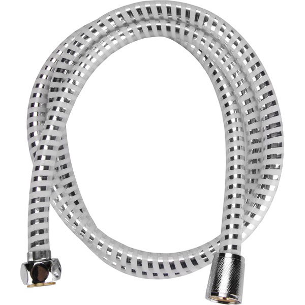 VIKING zuhanytömlő, ezüst/szürke, PVC; 1,5m termék fő termékképe
