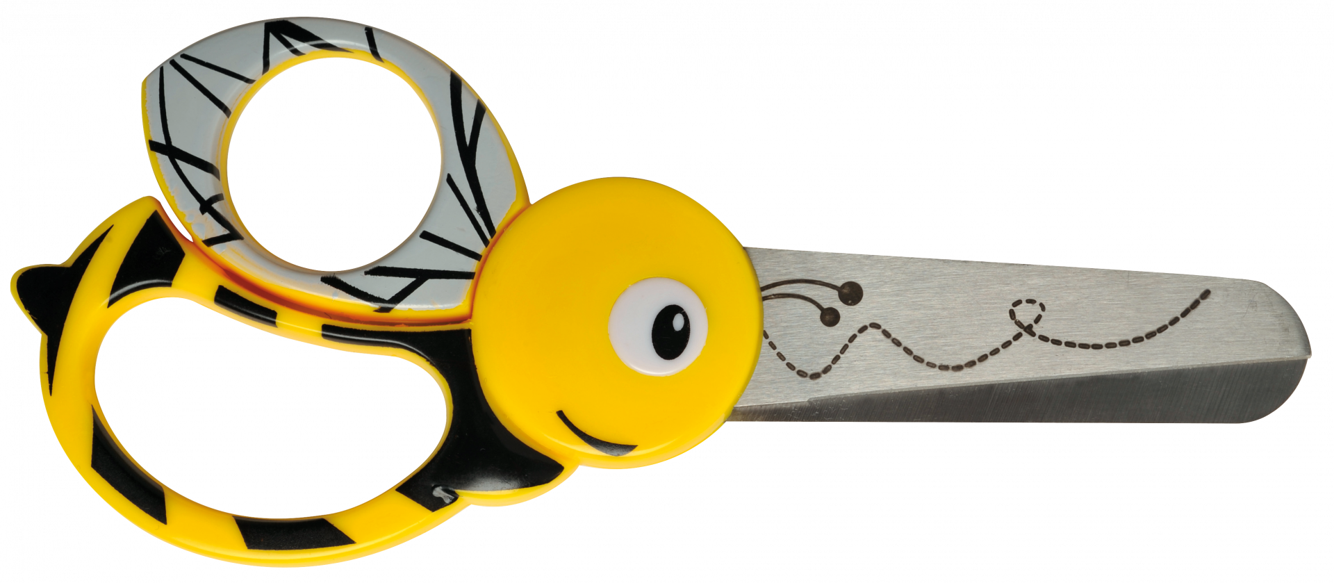 Fiskars Állatos gyermekolló, 13 cm (méhecske) termék fő termékképe