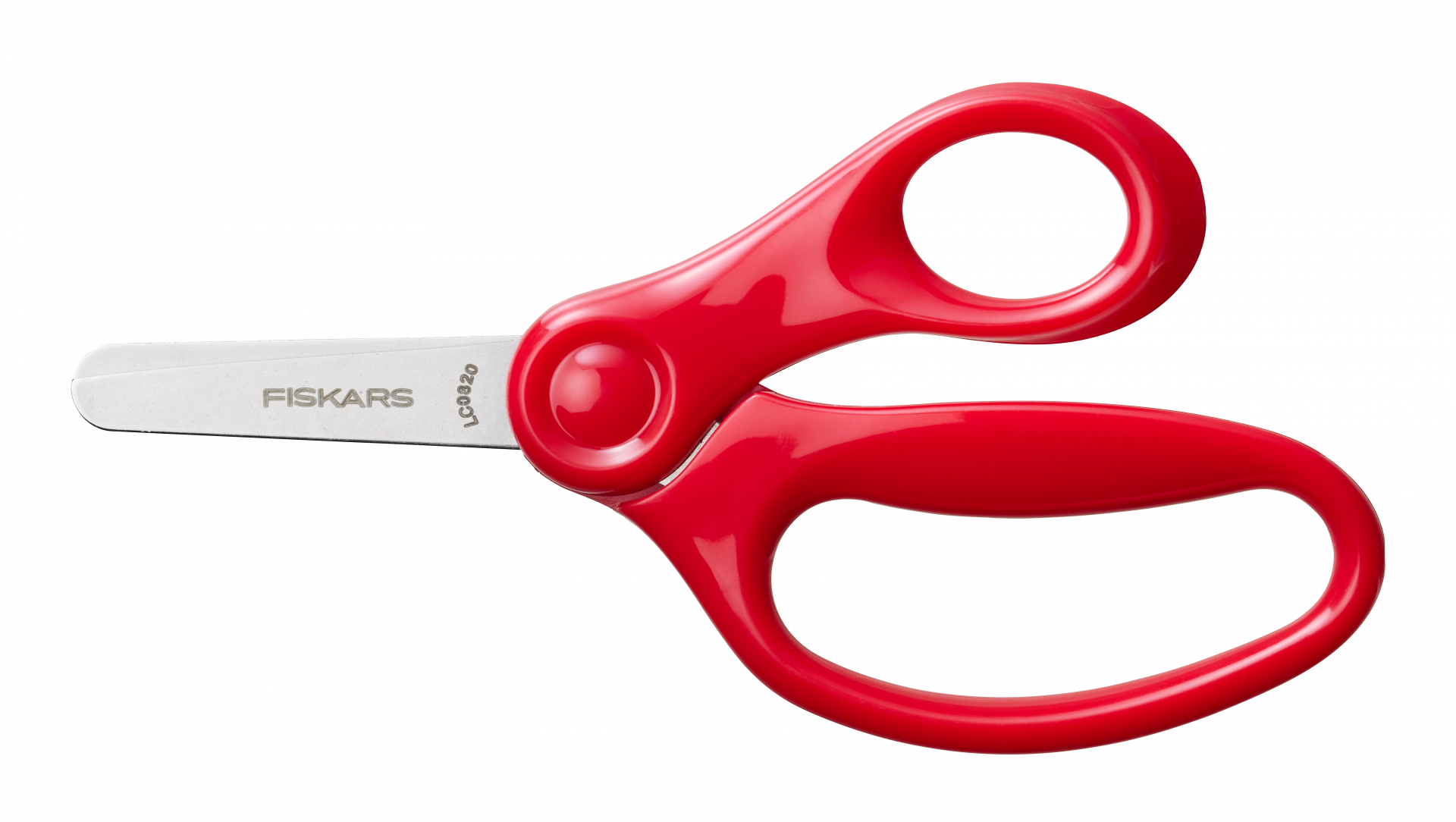 Fiskars Tompa hegyű gyermekolló, 13 cm, piros termék fő termékképe