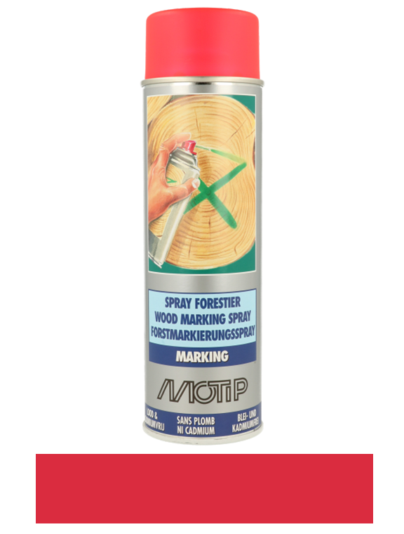 Motip Jelölő festék spray fára, piros, 500 ml termék fő termékképe