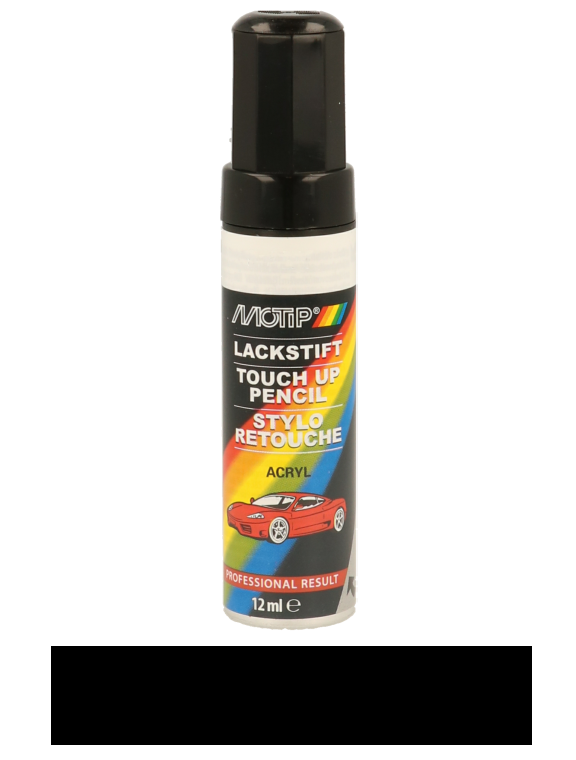 Motip Autó festék javító stift, fényes fekete, 12 ml termék fő termékképe