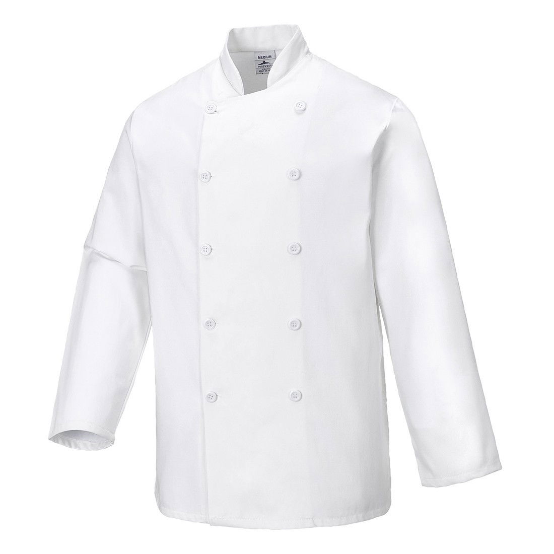 Portwest C836 - Sussex séfkabát L/S, fehér termék fő termékképe