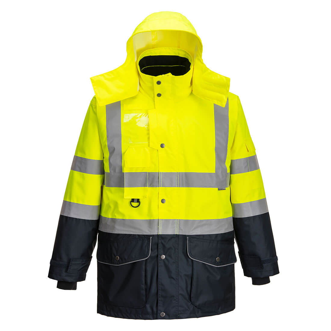 Portwest S426 - Hi-Vis 7:1 Contrast Traffic kabát, sárga termék fő termékképe